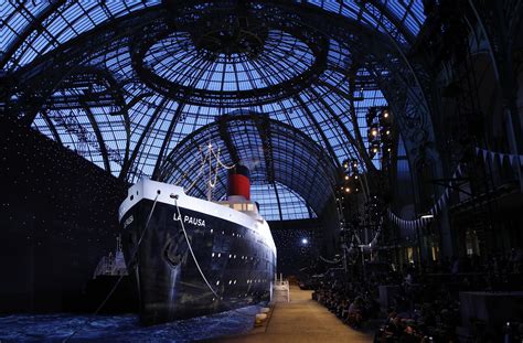 chanel cruise last show grand palais|the grand palais.